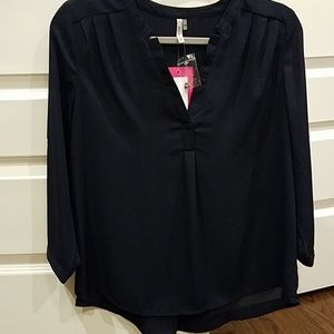 Navy Blouse